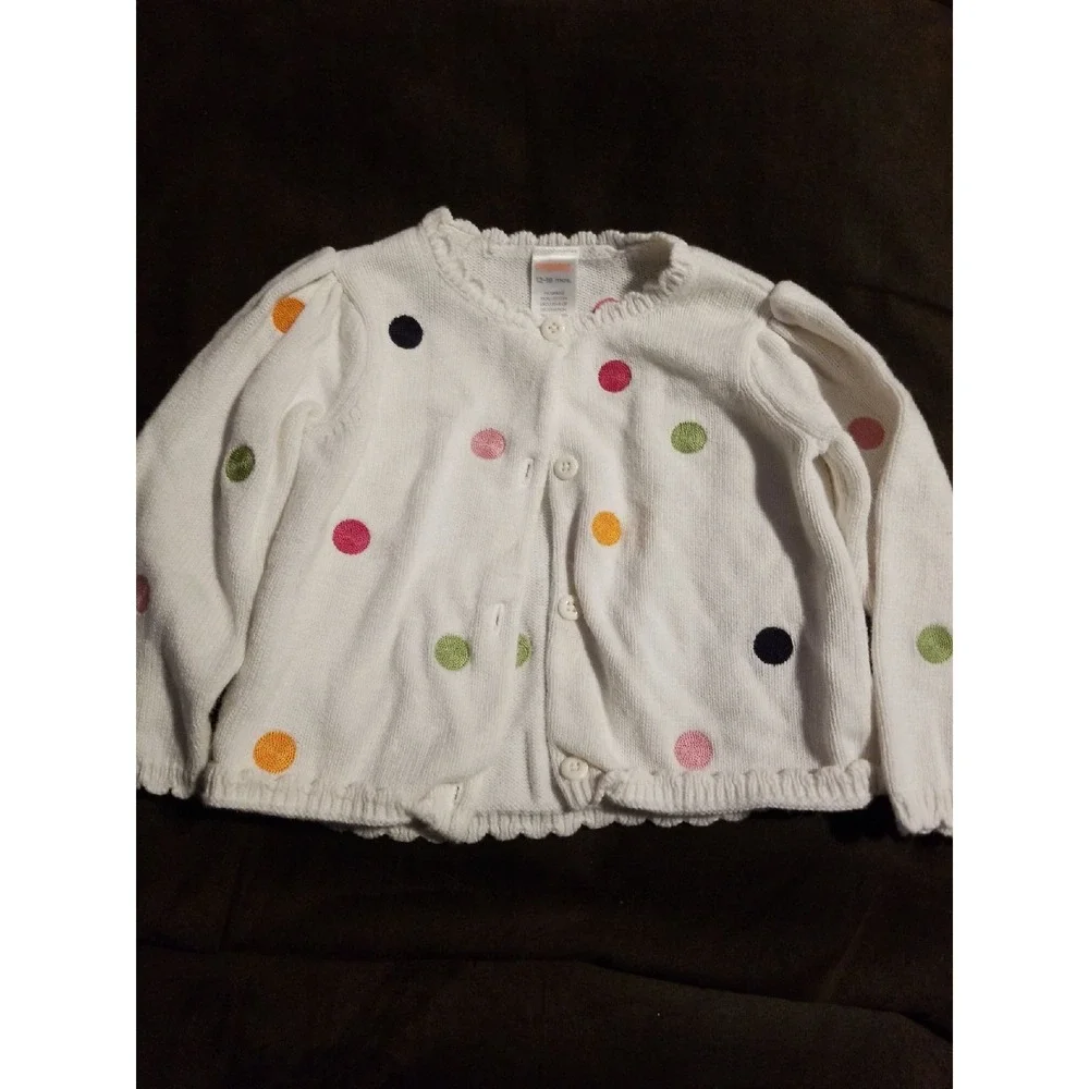Gymboree sweater and dress dots 12 18 mo